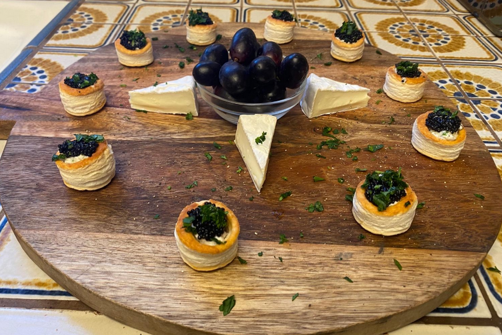 Canapes with Caviar