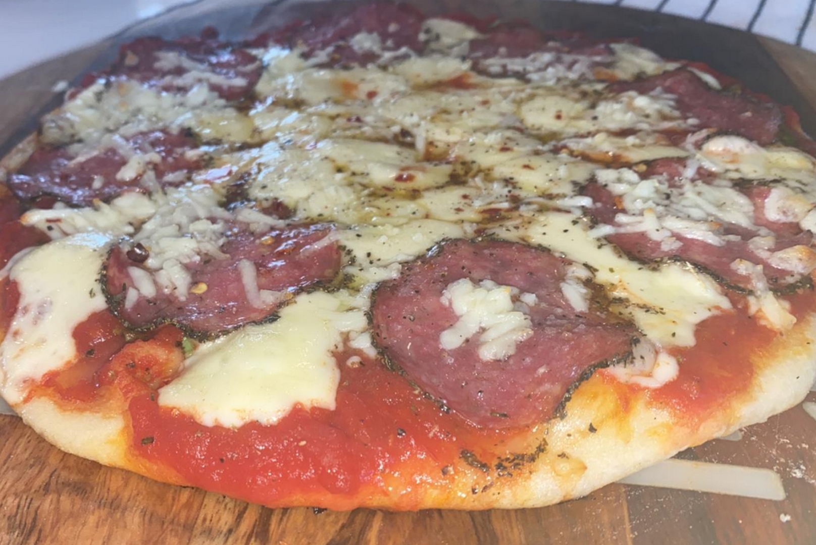 Pizza with Salame
